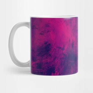 Dark Pink and Purple Abstract Splash Artwork Mug